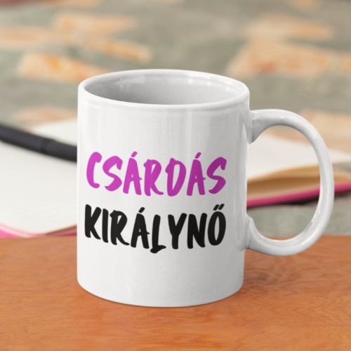 Csárdás királynő bögre