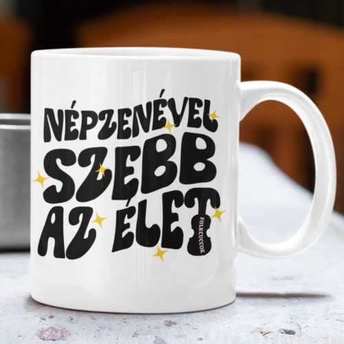 Népzenével szebb az élet bögre
